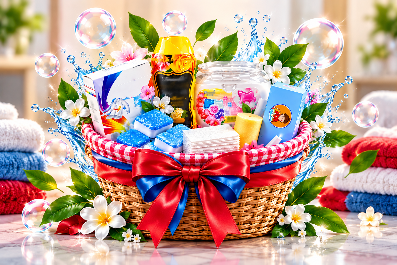 Inside the NairoFresh Basket — cleaning and laundry essentials